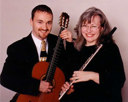 Dave Milliken and Beverley Robinson of Duo Capriccio